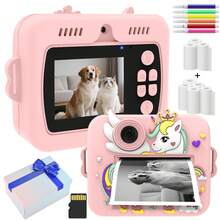 Kids Instant Print Camera, New Kids Instant Print Camera With Paper Rolls And Colored Pens: Creative Gift, Suitable For Both Boys And Girls | Multifunctional Digital Camera Toy, Can Instantly Take Photos And Draw, Combining Education And Entertainment, Ideal Toy Camera For Vacation Travel And Family Fun Activities - XX-multicolor - View 20