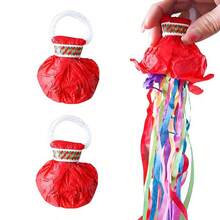 6/12pcs Cheerleading Hand-Thrown Colorful Streamers Tinsel Confetti Decoration, Festival Party Scene Atmosphere Props, Photo Birthday Confetti Handheld Decor Fireworks Tassel Streamers - Multicolor - View 7