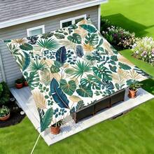 1 pieza Vela de sombra solar cuadrada con estampado geométrico de girasol fresco, adecuada para patio pequeño, piscina, área de ocio al aire libre de villa. Sombrilla de playa, tela de sombra solar para exteriores, toldo de playa, tienda de playa, sombra solar para patio, cenador al aire libre, cenador - Bohemia C - Ver 37