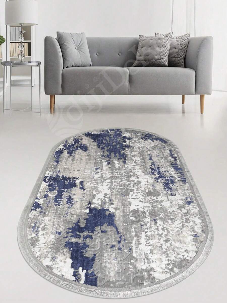Modern Ivory Area Rug For Living Room | Soft Minimalist Contemporary Carpet Made In Turkey - Beige - View 1
