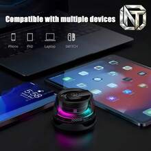KIT 2 Caixa de Som Bluetooth Magnética G200 - Sem Fio, Portátil Mini para Telefone - Branco - Visão 7