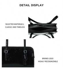 Coach Swing Series Women's Shoulder Tote Bag CAO34LHBLK - 黑色CAO34LHBLK - 查看 10