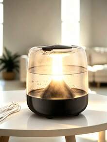 LED發光加濕器 小型超大霧量加濕器 適用於房間、客廳、床頭、辦公室 漸層氛圍燈 USB空氣加濕器 七色燈 大霧量發光加濕器 - JB650 - 查看 7