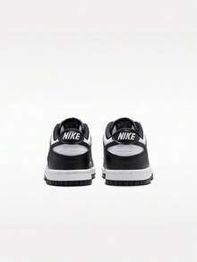 青少年 Nike Dunk Low (GS) 休閒低筒運動鞋 IU7766-100 - 黑與白 - 查看 4