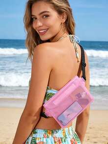 PVC Waterproof Phone Bag, Summer Outdoor Sports Waterproof Bag, Outdoor Sports Beach Phone Protection Bag, Swimming Diving Protective Case, Back To School Essential, Waterproof Bag, Beach Bag, Beach Accessories, Suitable For Boating - Multicolor - View 4