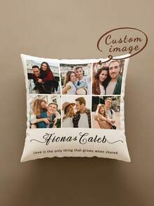 1pc Customized Photo Double-Sided Printed Pillowcase, Holiday Customized Image Pillowcase, Create Your Own Photo Pillowcase, Gift For Family, Friends And Yourself - Multicolor - View 8