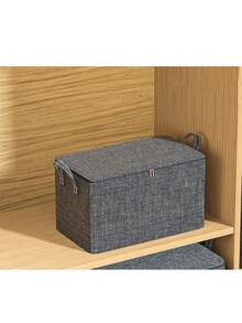 1 pièce Sac de rangement pour vêtements gris, sac de rangement pour dortoir étudiant, sac de rangement divers, sac de rangement pour vêtements inutilisés, pliable et portable, grande capacité imperméable et anti-poussière, grande capacité de rangement, convient pour le rangement à la maison et au dortoir - Multicolore - Voir 10