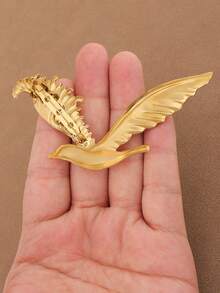 SUPBORA 1pc Fashionable Silver/Gold Color Bird Deer Dragonfly Cat Butterfly Brooch Pin, Animal Insect Lapel Pins For Women Dresses Coats Sweaters Jewelry - Gold and Silver - View 3