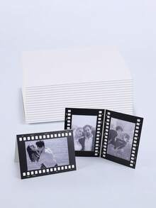 5pcs Vintage Paper Photo Frames - 4*6 Inches, Foldable DIY Hinge Cardstock Photo Frames, Personalized Commemorative Photo Decoration Frames, Perfect Gift For Friends On Holidays And Birthdays - Multicolor - View 10