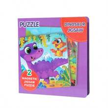 9/16pcs Magnetic Paper Cartoon Animal Puzzle, Children's Educational Puzzle Busy Book, Progressive Puzzle Logic Thinking Brain Development Educational Toy, Suitable For Boys And Girls - Multicolor - View 20
