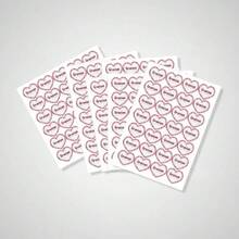 Creative Mariu Etiquetas Agradecimiento, Forma Corazón, Calcomanía, Sticker - Modelo 1 - Ver 2