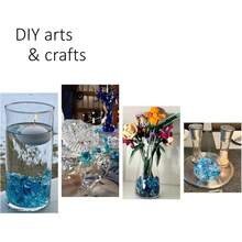 100pcs Mixed Blue Acrylic Ice Cubes, Realistic Crushed Ice, Crystal Rhinestone Decor Plastic Ice Cubes Gemstone Vase Filler, Suitable For DIY Handmade Wedding Table Bulk Vase Filler Fish Tank Decoration Centerpiece, Home Decor, Wedding Craft Display, Birthday Graduation And Other Occasions, Best Gift Choice - Mixed Blue - View 10