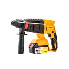 JSD-HOPE 21V Cordless Brushless Impact Drill, 4.0Ah Battery, 3-Mode Function, Rotary Drill Bits Set, Auxiliary Handle, Stepless Speed, Multifunctional Electric Hammer For Home Concrete & Renovation - US A Type Plug(110-127V) - View 7
