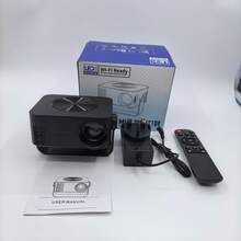 MOMAN Proyector Mini Ultra-Pocket HD | Transmisión de Pantalla Inalámbrica WiFi de Doble Banda, Altavoz Integrado, Resolución Nativa 1280*720P, Decodificación de Video 4K, Compatible con Teléfonos, Portátiles & Reproductores de DVD, Adaptadores de Alimentación EU/UK/US Opcionales para Cine en Casa - Multicolor - View 9