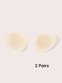Lignisse Ultra Thin Solid Silicone Nipple Covers, Adhesive Breast Pasties, Reusable Invisible No Show Sticky Nipple Pads For Backless Dress & Bikini - Multicolor - View 11