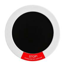 1pc Round Inkless No-Mess Print Pad Kit, Dual Use Pet Paw Baby Hand Foot Stamp Maker Memory Keepsake Gift - Black (plus Two Sheets Of Paper) - View 5
