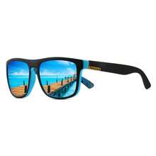 Gafas de marco cuadrado vintage de varias piezas, unicolor, estilo casual streetwear unisex, adecuadas para ciclismo al aire libre, deportes, senderismo, playa, conducir, viajes diarios, fotografía, todas las estaciones - Película azul + película verde + película roja - Ver 3