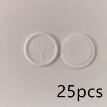 25入 尤加利與迷迭香蠟封貼紙 自黏式 復古壓紋婚禮邀請函信封貼紙 - 25pcs - 查看 14