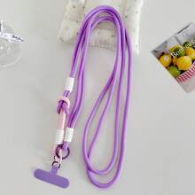 2-Section Double-Buckle Long Phone Lanyard With Clip, Versatile Crossbody/Neck/Hand-Carry Strap, Thick Anti-Loss Outdoor Climbing Lanyard, Fashionable Ins Style Outdoor Travel Strap, Suitable For Water Bottle Lanyard - Multicolor - View 13