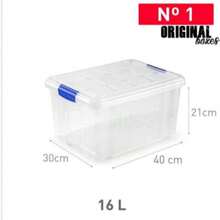 Extra-Large Thickened Transparent Plastic Storage Box, Suitable For Clothes, Toys, And Snacks. - A - View 9