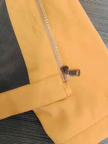 Vaulklash New Men's Spring/Autumn Outdoor Camping Lightweight Fleece Jacket - Ginger - View 7