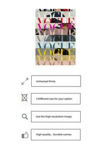 1件無框時尚雜誌封面排版印刷畫－高時尚牆面藝術，現代青少年臥室宿舍公寓裝飾，趣味獨特帆布海報，適用居家辦公室教室、派對裝飾，最佳禮物首選，牆面裝飾印刷 - 無框 - 查看 5