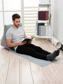 Inflatable Travel Mattress, Foldable Soft Beach Mat, Inflatable Bed Chair Seat Cushion, Camping Beach Leisure Lounge Chair Pillow Pad - A - View 2