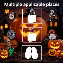 12Pcs Luxury Pearl & Halloween Shoe Charms, Various Unique Removable Patterns, Perfect Gifts For Family, Lovers, Classmates And Kids - Multicolor - View 3