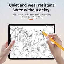 Stylus Pen Compatible With Ipad, Supports Palm Rejection And Tilt Sensitivity, Compatible With IPad Pro 11" 1/2/3/4, Pro 12.9" 3/4/5/6, Air 3/4/5, Mini 5/6, 6/7/8/9/10/A16, Air 11"/13" M2/M3, Pro 11"/13" M4/M5, 135mAh - View 8
