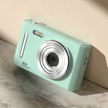 2合1 HD 數位相機,配備雙 CCD 感光元件,復古風格,適合旅行攝影,多款可選,學生理想禮物,適用聖誕節、萬聖節、感恩節與生日,700mAH - 查看 15