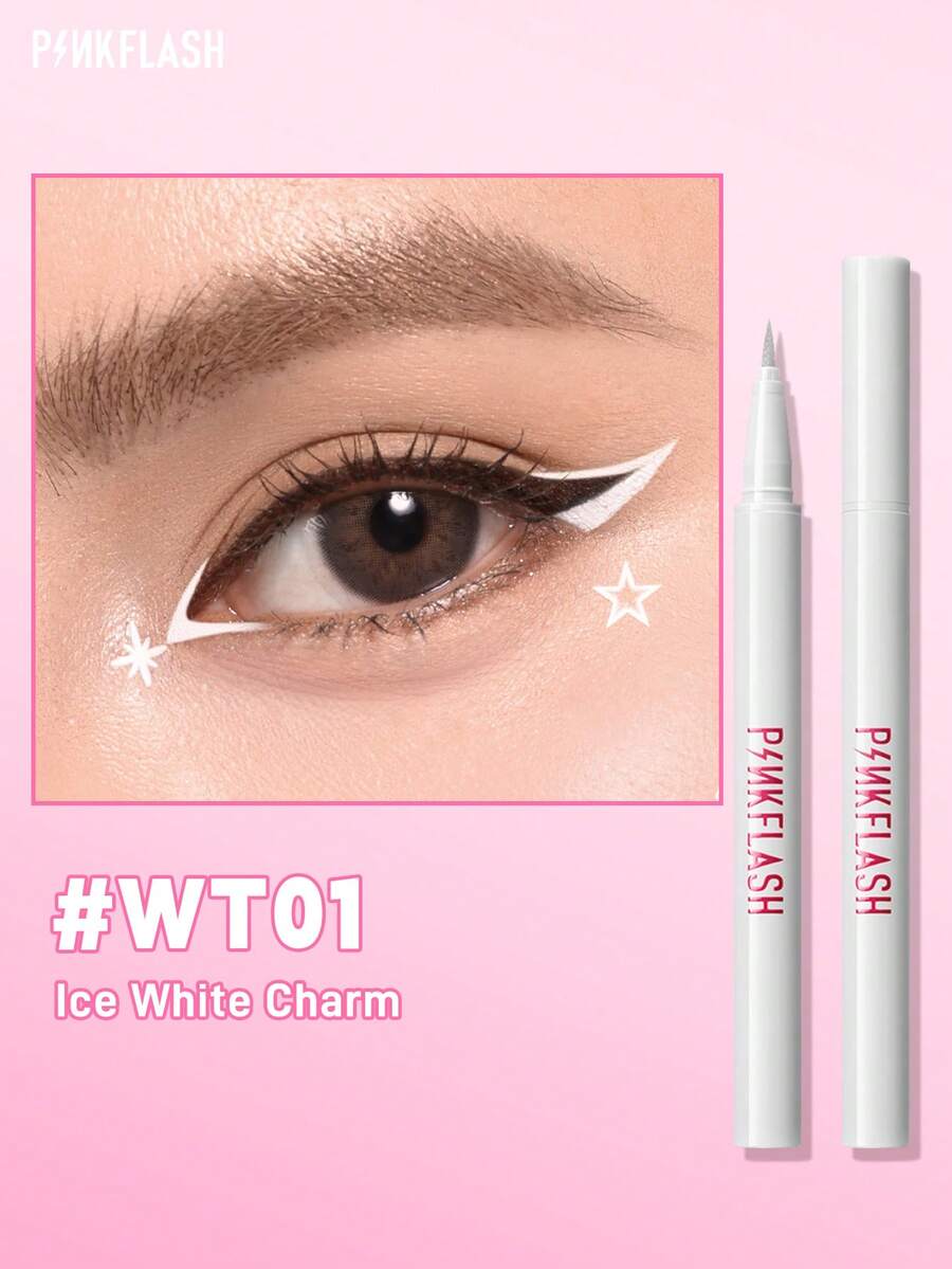 PINKFLASH Eyeliner Pen Waterproof Precise Line Smooth Application Easy To Use Y2K Eye Makeup