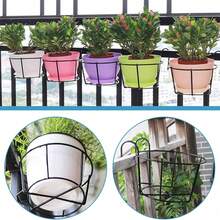 3/5/6/7/8/10/12pcs Fashionable Round Metal Hanging Planters - Suitable For Balcony, Garden And Indoor Decoration, Can Grow Succulents And Green Plants On Hanging Racks - A - View 10