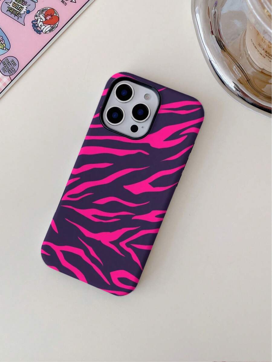 Capa de Telefone Personalizada Vintage com Estampa de Leopardo, Zebra e Camuflagem de Filme Compatível com iPhone 17 Pro Max Apple 16/15/14/13/12/11/AIR Estilo de Rua Ultra-Fina Recorte Preciso Cobertura Total Resistente ao Desgaste À Prova de Choque Capa Rígida - Multicolorido - Visão 1