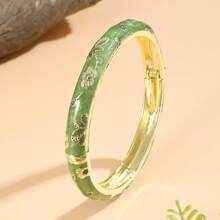 14K Gold Plated Fashionable Casual Versatile Commute Vintage Colorful Bracelet For Women - Yellow Gold - View 44