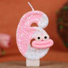 Pink Cartoon Sausage Lips Number Birthday Candles Cake Decoration Festival Anniversary Celebration Handmade Candles 0-9 DIY - Pink Sausage Lips - View 10