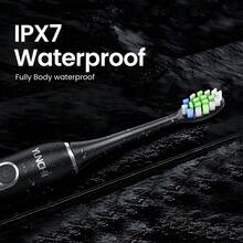 YUNCHI Adult Electric Toothbrush, Soft Bristles Deep Cleaning, 5 Cleaning Modes, 2-Minute Smart Timer With 30-Second Interval Reminder, Type-C Charging, 55-Day Battery Life, 8 Replacement Brush Heads And 1 Travel Storage Case, Suitable For Home And Travel Use - Multicolor - View 6