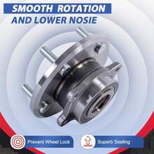 513286 Front Wheel Hub Bearing Assembly 5 Lugs W/Encoder ABS Compatible For 2009-2017 Dodge Journey - As Pic - View 4