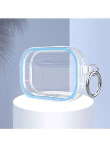 Transparent Anti-Drop Protective Case For AirPods 2/1st Gen, Apple Original Pro 2nd Gen Bluetooth Earphones Soft Shell 3rd Gen Protective Case - Baby Blue - View 4