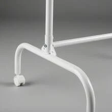 KIWI MOBLEKIT | Free-Standing And Expandable Clothes Racks In Metal And Wood, Clothing With Adjustable Options, With Wheels Or Shelves, Organizers For Bedroom, Entryway And Home - Blanco 78x44.5x160 厘米 - 查看 6