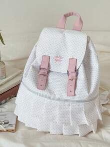 Mochila de Lunares de Moda con Cordón - Multicolor - Ver 5