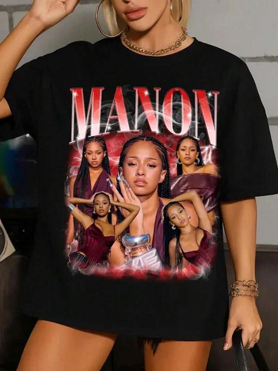 Women T-Shirts - 黑色 - 查看 1