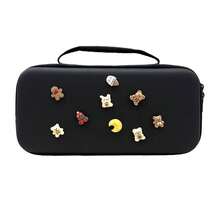 DIY Customizable Random Pattern Switch 2/Switch OLED/Switch NS Storage Bag, With Detachable Cute Resin Pendant, Hard EVA Shockproof Portable Travel Protective Storage Bag, Detachable Decorative Parts Leave No Marks And Do Not Scratch The Shell - View 12