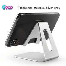 2/1pc Universal Metal Phone & Tablet Stand, Anti-Slip Anti-Vibration Adjustable Angle Desktop Base, Creative Desktop Accessory, Suitable For Live Streaming, Watching Movies, Charging, Home Office, Bedroom Desk Daily Use - Multicolor - View 9