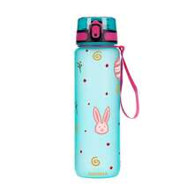 1pc 800ml/26oz 3D Printed Cute Cartoon Rabbit Pattern Water Bottle, Direct Drinking Mouth, With Carrying Strap For Easy Portability, Back To School - Multicolor - View 11