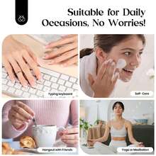 Beetles 160Pcs Pink French Tip Press On Nails, Long Square Full Cover Nail Tips, Reusable Fake Nails, 16 Sizes DIY Salon Manicure - 160Pcs Pink Long Square - 查看 7