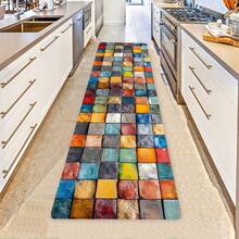 1 buah Karpet Batu Warna-warni Gaya Modern, Karpet Dekoratif, Dekorasi Kamar Tidur, Karpet Kecil, Permadani, Dekorasi Rumah, Karpet Ruang Tamu, Karpet Kecil Ruang Tamu, Karpet Kamar Tidur, Dekorasi Rumah Ruang Tamu, Karpet Luar Ruangan, Karpet yang Dapat Dicuci - Aneka warna 4 - View 1