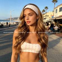 1pc New Sweet Floral Print Headband, Ins Style Pink Tone, Fashionable Versatile Elastic Headscarf, Sports Headband For Girls - Multicolor - View 2