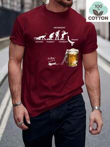 210g100%Cotton T Soft And Comfortable Fabric,Short Sleeve,Round Neck,Suitable For Everyday Wear,Factory-Made - 黑色 - 查看 6