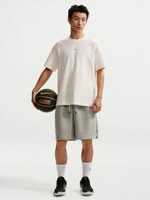 Nike Men's AS M NK DF SI SS TEE Short Sleeve Knit Collarless T-Shirt TIR1862-133 - White - View 6