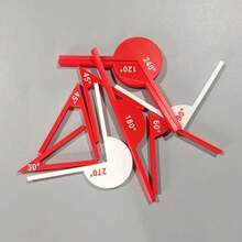 1 Set/9 Pieces Teaching Tools Kit, Multi-Angle Math Angle Display, Geometry Angle Teaching Aids, Learning Tools, Instructional Support Tools, Teacher Supplies And Drawing Office Supplies - A - View 7